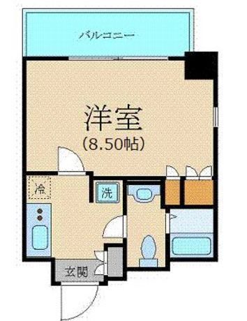 プラーズタワー東新宿ビル 4階 1K 121,250円〜128,750円の写真1-slider