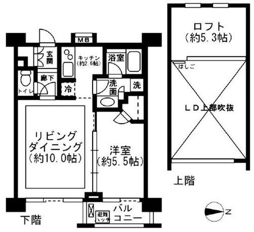 レジディア新宿イースト2 10階 1LDK 169,750円〜180,250円の写真1-slider