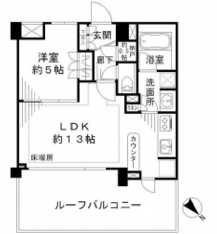小石川ザ・レジデンスウェストスクエア 4階 1LDK 154,230円〜163,770円の写真1-slider