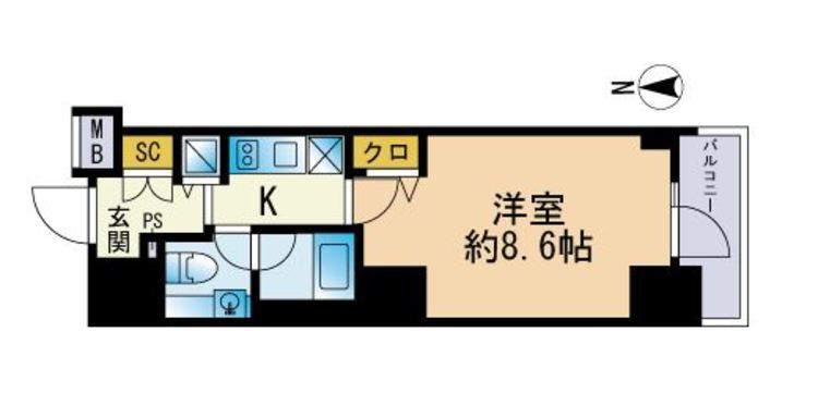 セレニティコート渋谷神泉 11階 1K 134,830円〜143,170円の写真1-slider