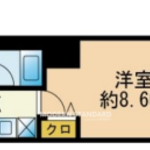 セレニティコート渋谷神泉 4階 1K 129,010円〜136,990円の間取図1-thumbnail