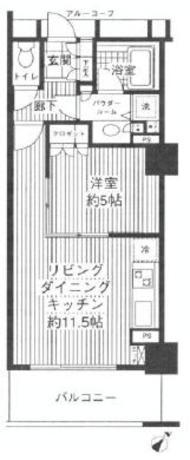 セントラルレジデンス新宿シティタワー 5階 1LDK 159,080円〜168,920円の写真1-slider