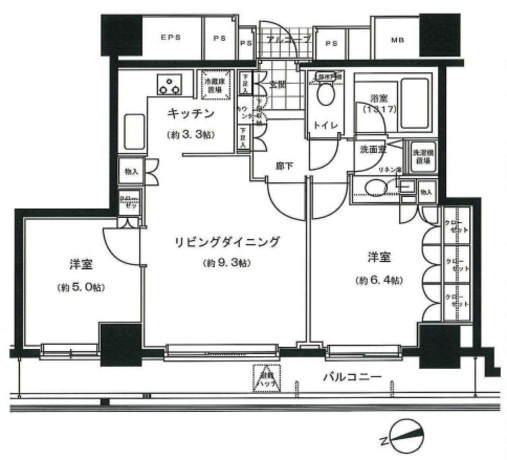 アリビオーレ神楽坂シティタワー 15階 2LDK 232,800円〜247,200円の写真1-slider