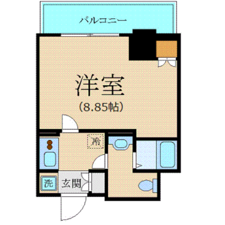 プラーズタワー東新宿ビル 14階 1K 123,190円〜130,810円の写真1-slider