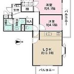 中野桃園パークハウス 2階 2LDK 152,290円〜161,710円の写真1-thumbnail