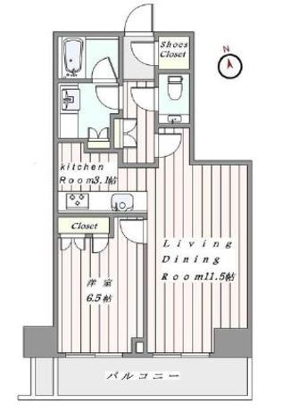 ザ・パークハウス新宿タワー 10階 1LDK 218,250円〜231,750円の写真1-slider