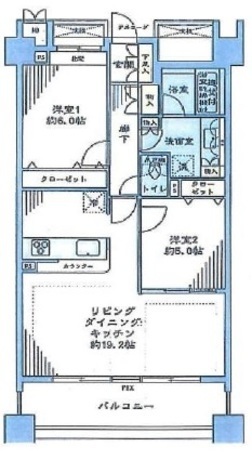 ベイサイドステージ東京 2階 2LDK 203,700円〜216,300円の写真1-slider