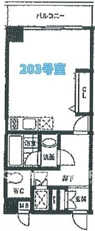 エルスタンザ参宮橋 2階 1R 128,040円〜135,960円の間取図1-slider