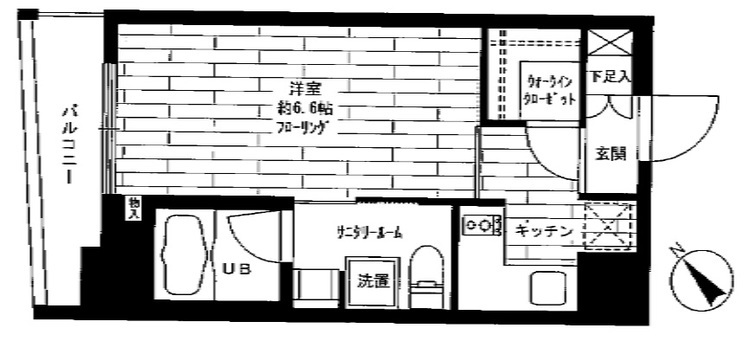 ステージファースト駒沢 6階 1K 95,060円〜100,940円の写真1-slider