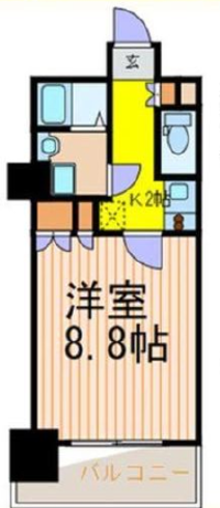 プラーズタワー東新宿ビル 10階 1K 118,340円〜125,660円の写真1-slider