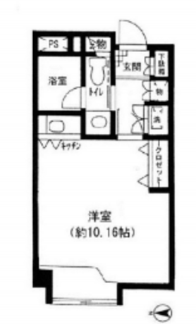 原宿東急アパートメント 2階 1R 99,910円〜106,090円の写真1-slider