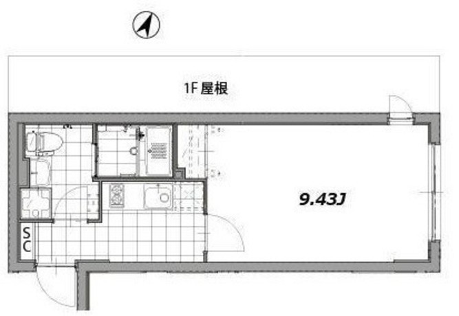 アレーロ笹塚 2階 1K 98,940円〜105,060円の写真1-slider