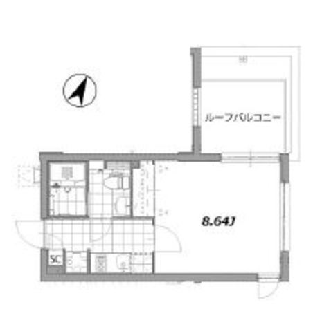 アレーロ笹塚 4階 1K 97,970円〜104,030円の写真1-slider