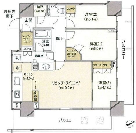 パークタワー西新宿エムズポート 15階 3LDK 300,700円〜319,300円の写真1-slider