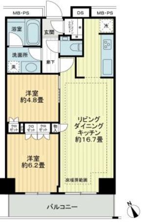 ザ・パークハウス新宿タワー 14階 2LDK 252,200円〜267,800円の写真1-slider