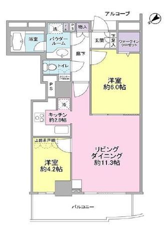 セントラルレジデンス新宿シティタワー 13階 2LDK 213,400円〜226,600円の写真1-slider