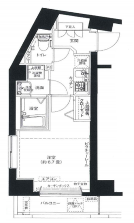 ドルチェ東新宿 9階 1K 84,390円〜89,610円の写真1-slider