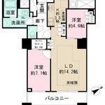 ザ・パークハウス西新宿タワー60 54階 2LDK 354,050円〜375,950円の写真2-thumbnail