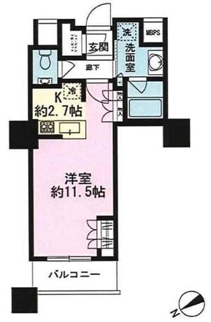 ザ・パークハウス西新宿タワー60 12階 1R 203,700円〜216,300円の写真1-slider