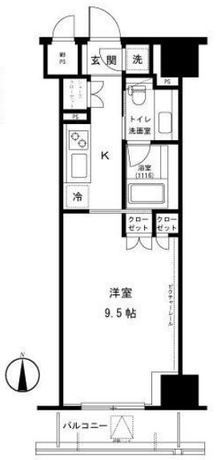 コンパートメント東京中央 7階 1K 106,700円〜113,300円の写真1-slider