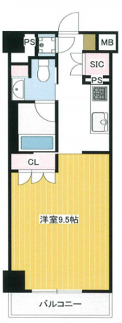 コンパートメント東京中央 4階 1K 121,250円〜128,750円の写真1-slider