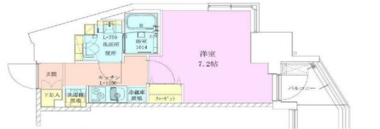 赤坂レジデンス壱番館 4階 1K 121,250円〜128,750円の写真1-slider