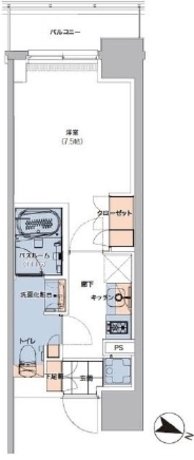ボヌールステージ笹塚 4階 1K 92,150円〜97,850円の写真1-slider