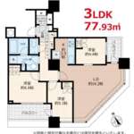 ザ・パークハウス西新宿タワー60 14階 3LDK 378,300円〜401,700円の写真1-thumbnail