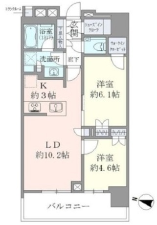 アルファグランデ千桜タワー 21階 2LDK 220,190円〜233,810円の写真1-slider