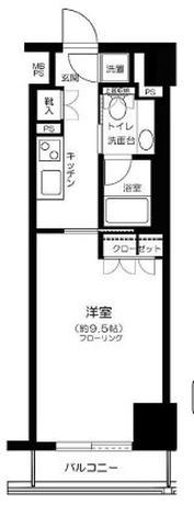 コンパートメント東京中央 2階 1K 111,550円〜118,450円の写真1-slider