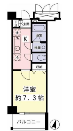 フィシオ笹塚 7階 1K 102,820円〜109,180円の写真1-slider