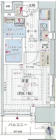 エステムプラザ品川大崎駅前レジデンシャル 9階 1K 126,100円〜133,900円の写真1-slider