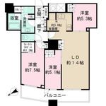 ザ・パークハウス西新宿タワー60 30階 3LDK 498,000円の写真1-thumbnail