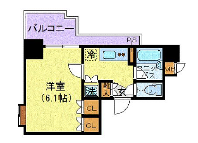 パレステュディオ渋谷ステーションフロント 10階 1K 128,040円〜135,960円の写真1-slider