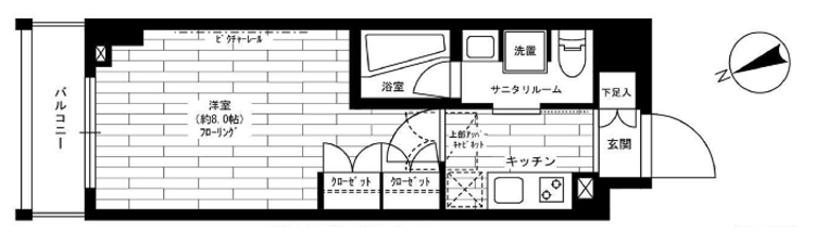 ステージファースト世田谷アジールコート 3階 1K 97,970円〜104,030円の写真1-slider