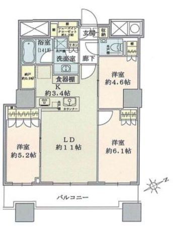 ザ・パークハウス西新宿タワー60 40階 3LDK 368,600円〜391,400円の写真2-slider