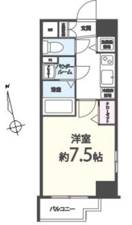 メゾンドソレイユ・シノハラ 6階 1K 83,420円〜88,580円の写真1-slider
