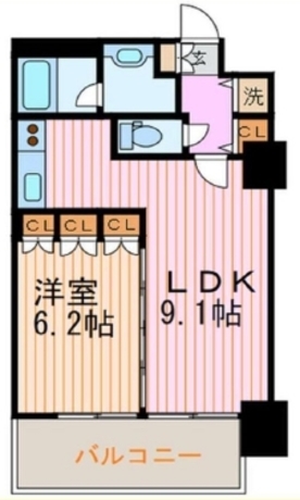 プラーズタワー東新宿ビル 3階 1LDK 184,300円〜195,700円の写真1-slider