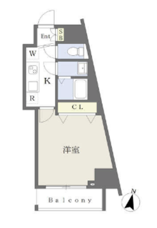 シンフォニー北新宿の杜 3階 1K 106,700円〜113,300円の写真1-slider