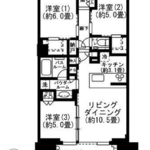 シティタワー駒沢大学ステーションコート 9階 3SLDK 310,400円〜329,600円の写真1-thumbnail