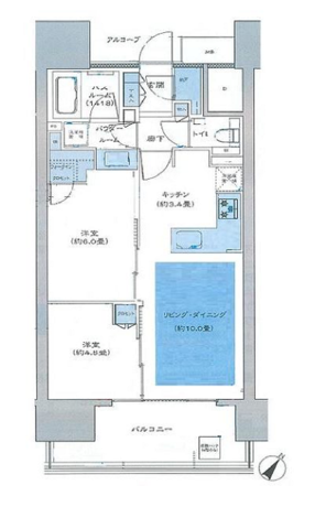 シティタワー駒沢大学ステーションコート 16階 2LDK 271,600円〜288,400円の写真1-slider