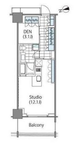 コンフォリア新宿イーストサイドタワー 5階 1R 242,500円〜257,500円の写真1-slider