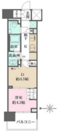 ザ・パークハウスアーバンス渋谷 8階 1DK 173,630円〜184,370円の写真1-slider