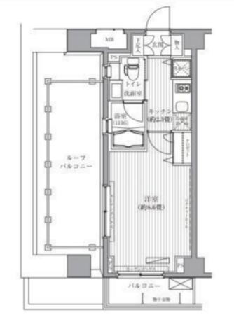 メゾンカルム西新宿 5階 1K 122,220円〜129,780円の写真1-slider