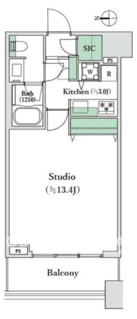 コンシェリア西新宿タワーズウエスト 18階 1K 162,960円〜173,040円の写真1-slider