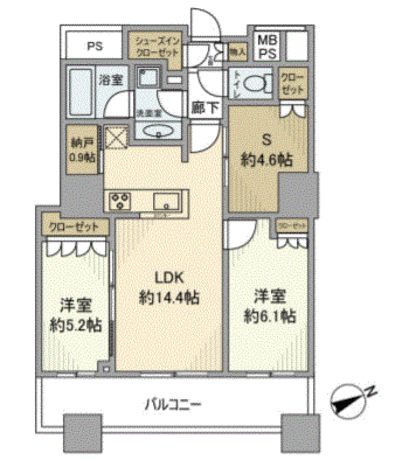 ザ・パークハウス西新宿タワー60 40階 2SLDK 368,600円〜391,400円の写真1-slider