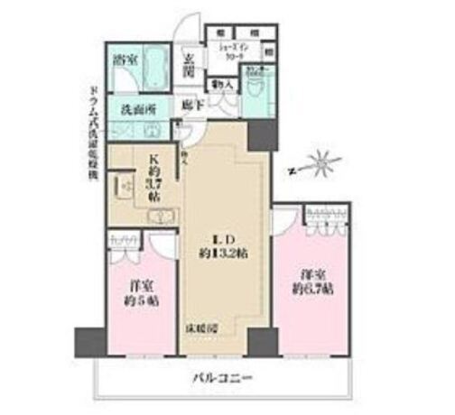 ザ・パークハウス新宿タワー 15階 2LDK 302,640円〜321,360円の写真1-slider