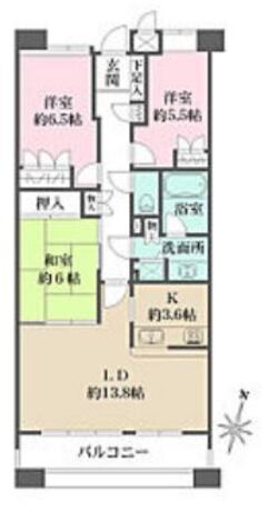 赤坂アパートメント 6階 3LDK 410,000円の写真1-slider