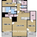 THE TOKYO TOWERS MID TOWER 43階 3LDK 395,000円の間取図1-thumbnail